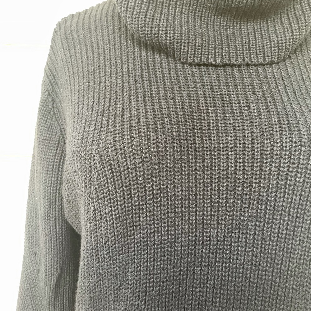Bcbgeneration Turtleneck Tunic Oversized Sweater - image 4